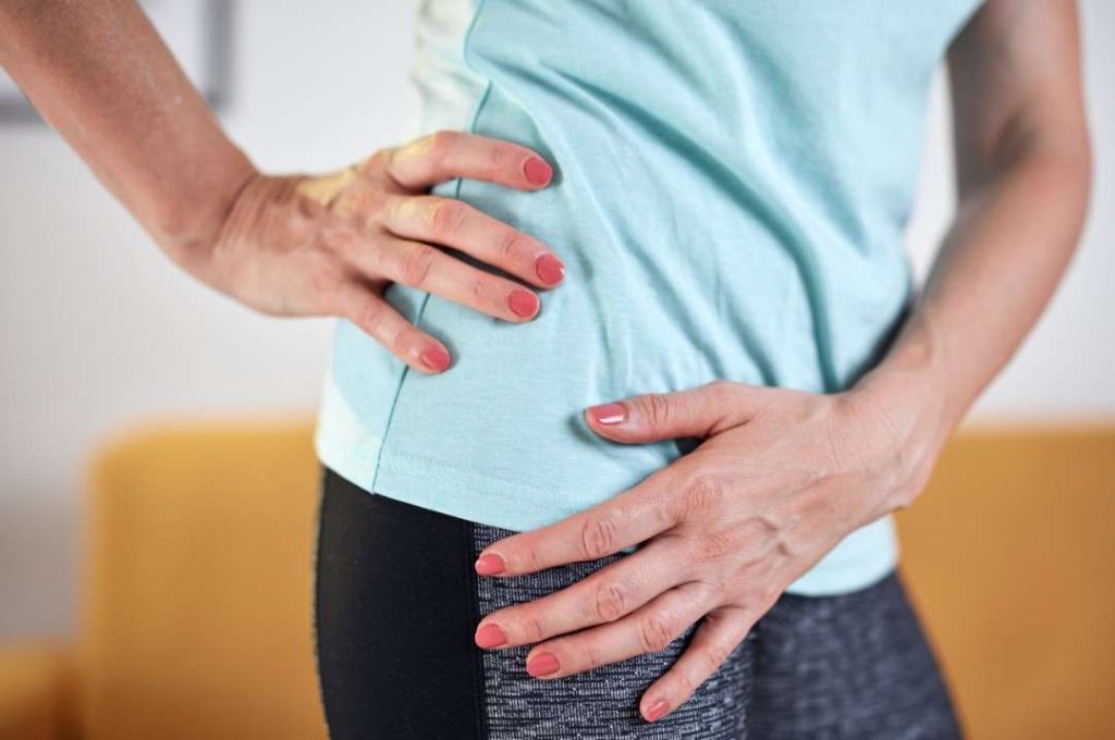 Woman With Hip Bursitis Pain